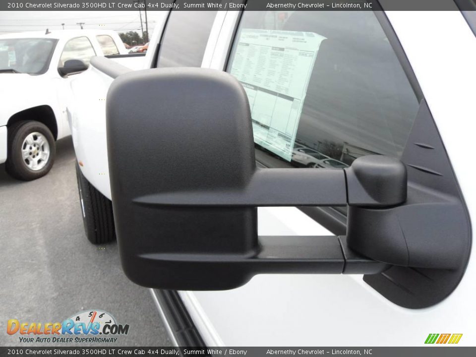 2010 Chevrolet Silverado 3500HD LT Crew Cab 4x4 Dually Summit White / Ebony Photo #20