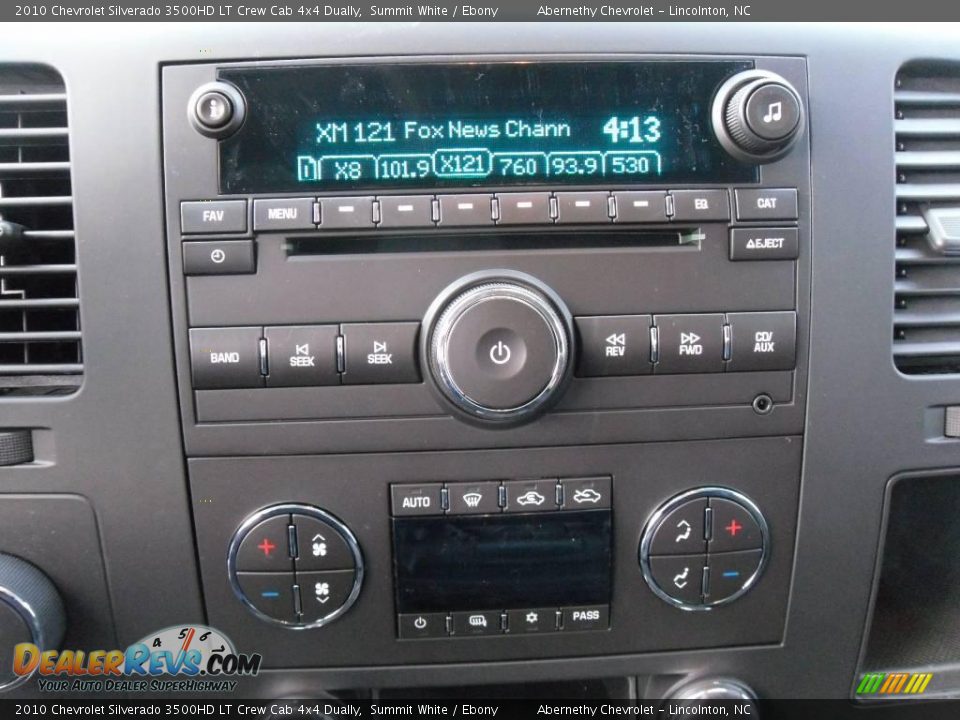 2010 Chevrolet Silverado 3500HD LT Crew Cab 4x4 Dually Summit White / Ebony Photo #24