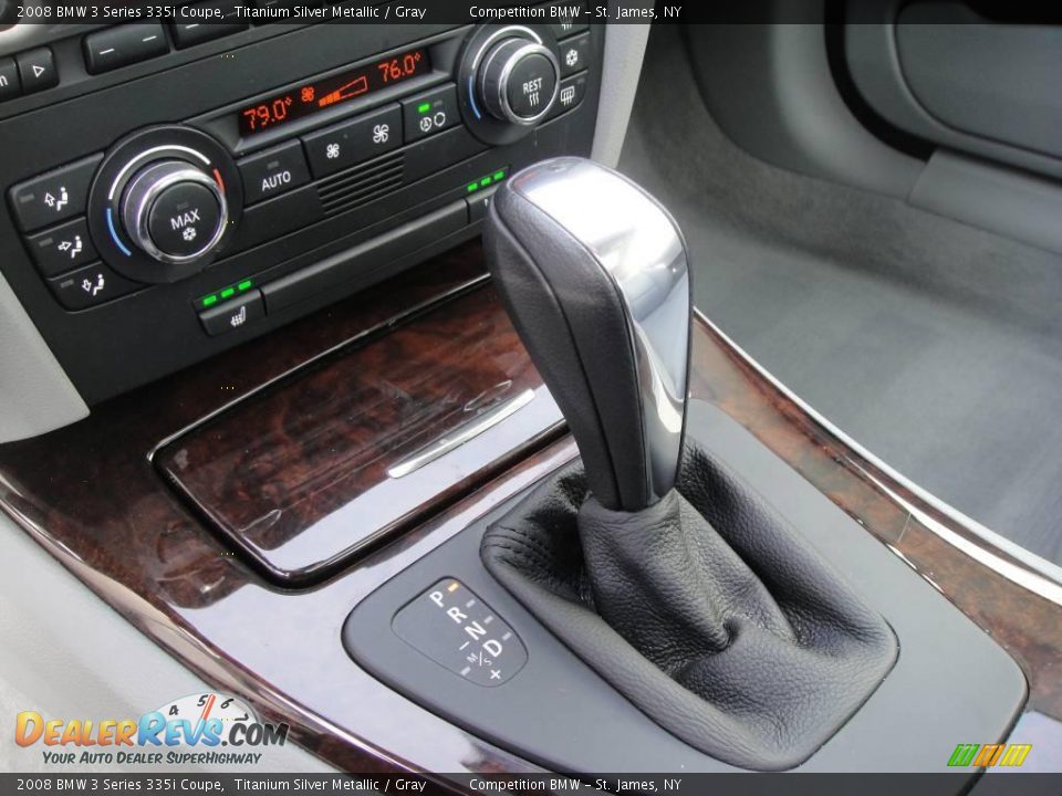 2008 BMW 3 Series 335i Coupe Titanium Silver Metallic / Gray Photo #13