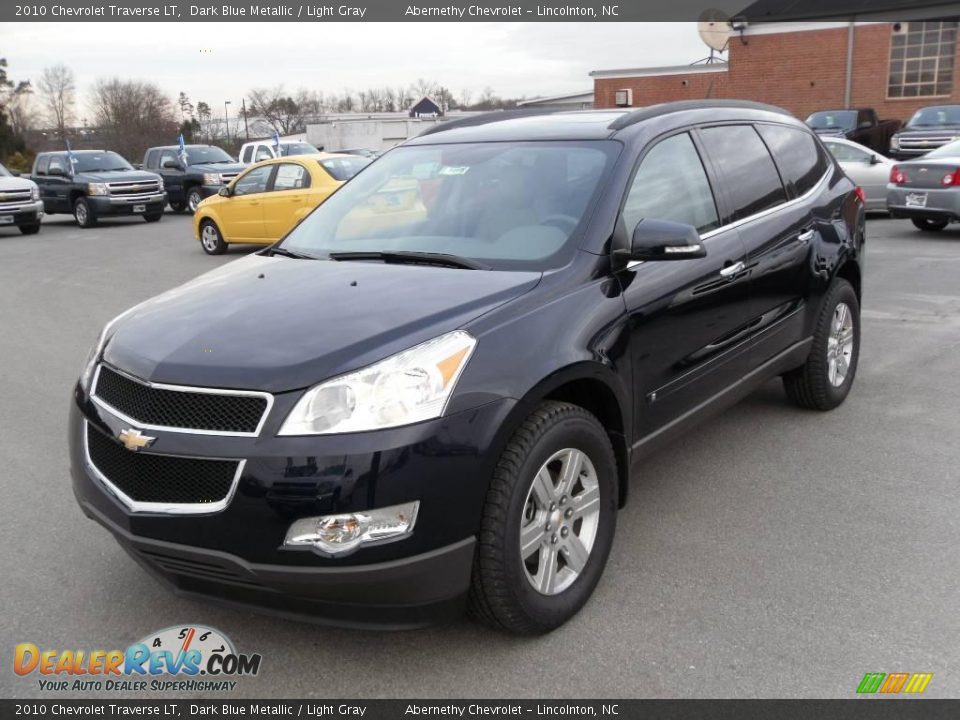 2010 Chevrolet Traverse LT Dark Blue Metallic / Light Gray Photo #1