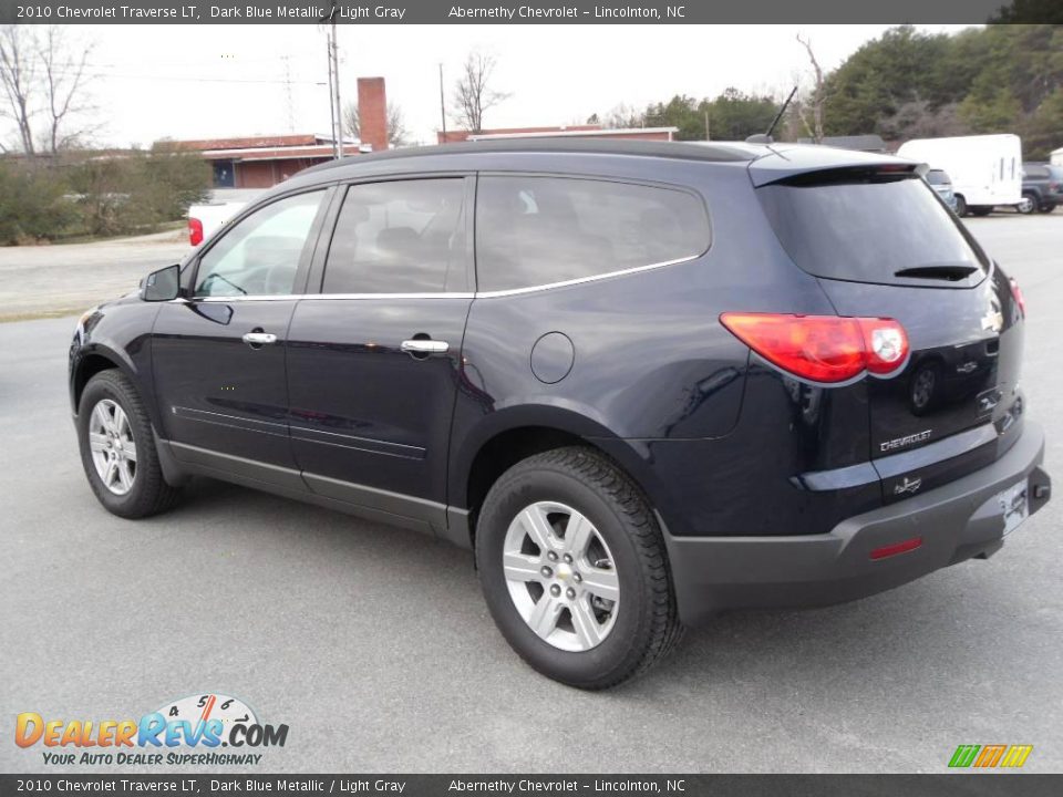 2010 Chevrolet Traverse LT Dark Blue Metallic / Light Gray Photo #2
