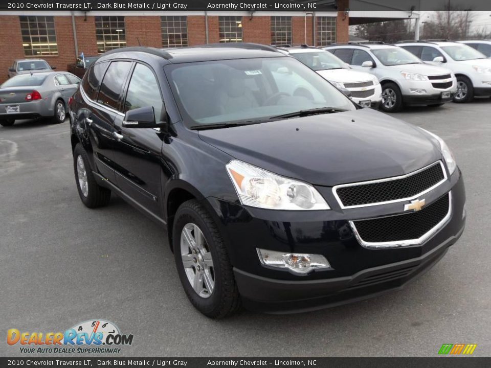 2010 Chevrolet Traverse LT Dark Blue Metallic / Light Gray Photo #5