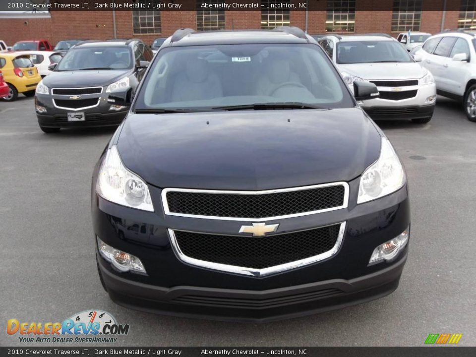 2010 Chevrolet Traverse LT Dark Blue Metallic / Light Gray Photo #6