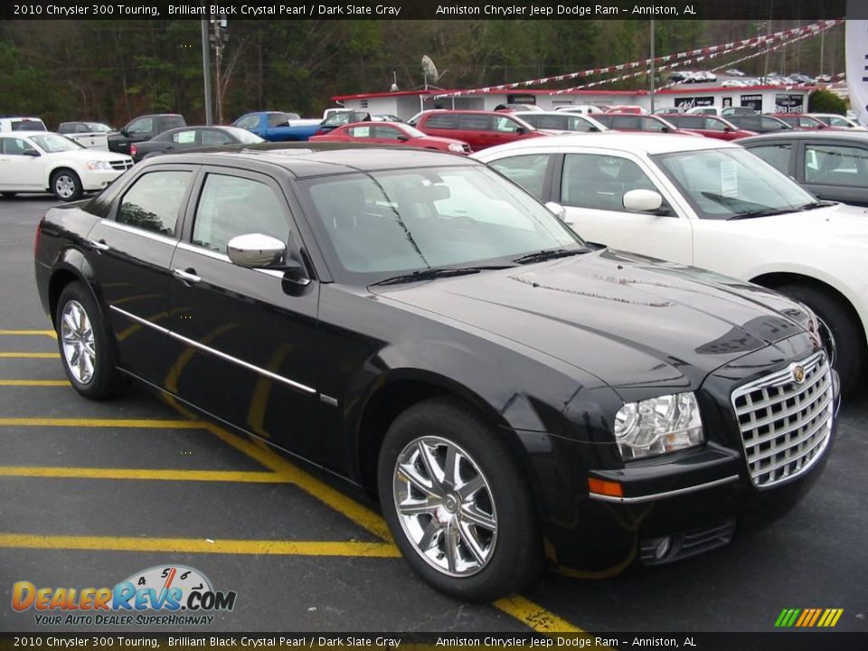2010 Chrysler 300 Touring Brilliant Black Crystal Pearl / Dark Slate Gray Photo #1