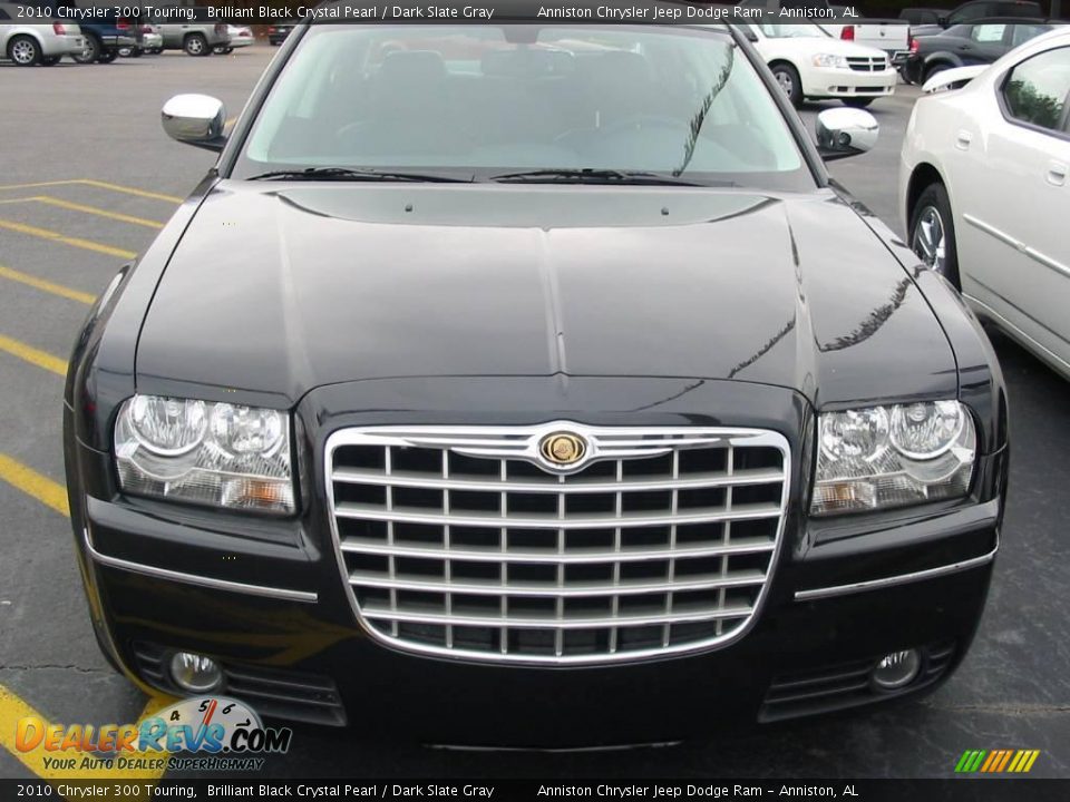 2010 Chrysler 300 Touring Brilliant Black Crystal Pearl / Dark Slate Gray Photo #2
