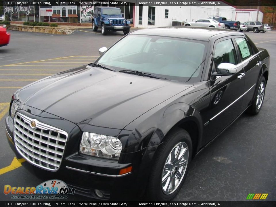2010 Chrysler 300 Touring Brilliant Black Crystal Pearl / Dark Slate Gray Photo #3