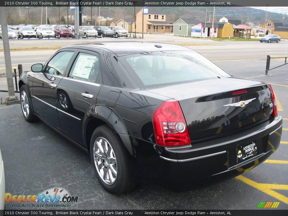 2010 Chrysler 300 Touring Brilliant Black Crystal Pearl / Dark Slate Gray Photo #4