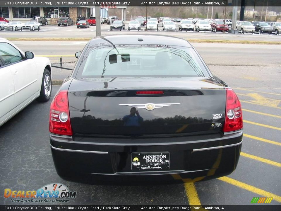 2010 Chrysler 300 Touring Brilliant Black Crystal Pearl / Dark Slate Gray Photo #5