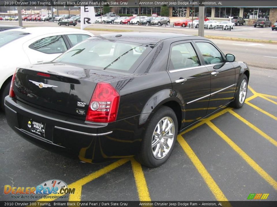 2010 Chrysler 300 Touring Brilliant Black Crystal Pearl / Dark Slate Gray Photo #6
