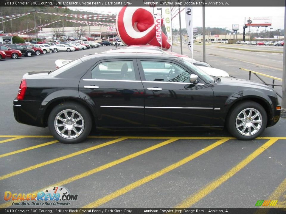 2010 Chrysler 300 Touring Brilliant Black Crystal Pearl / Dark Slate Gray Photo #7
