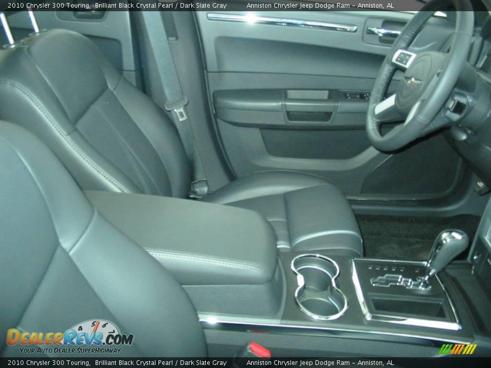 2010 Chrysler 300 Touring Brilliant Black Crystal Pearl / Dark Slate Gray Photo #10