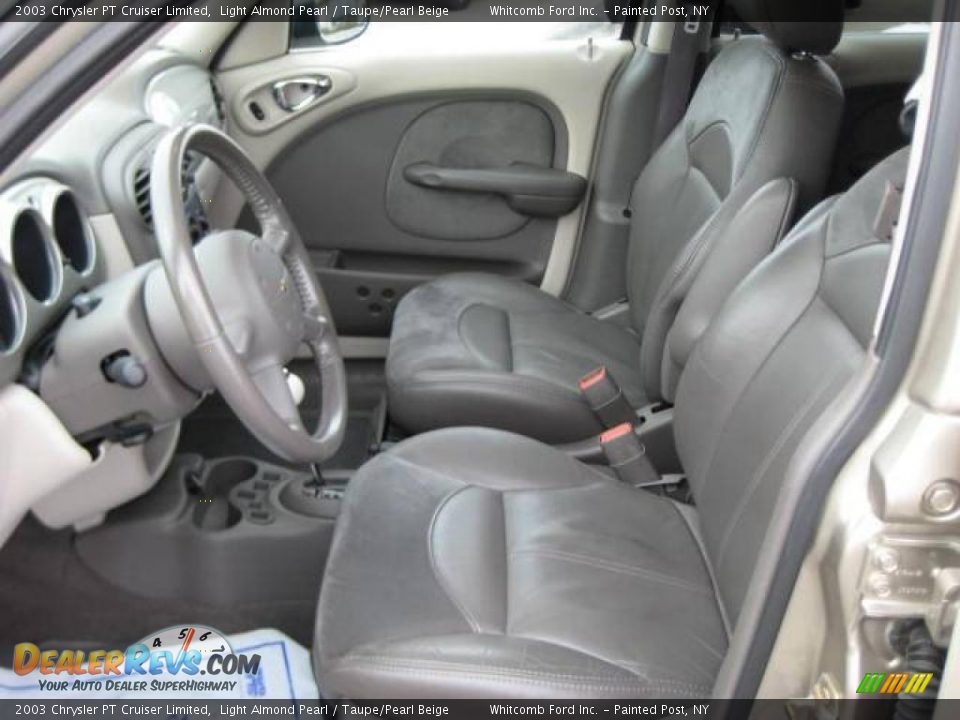 2003 Chrysler PT Cruiser Limited Light Almond Pearl / Taupe/Pearl Beige Photo #26