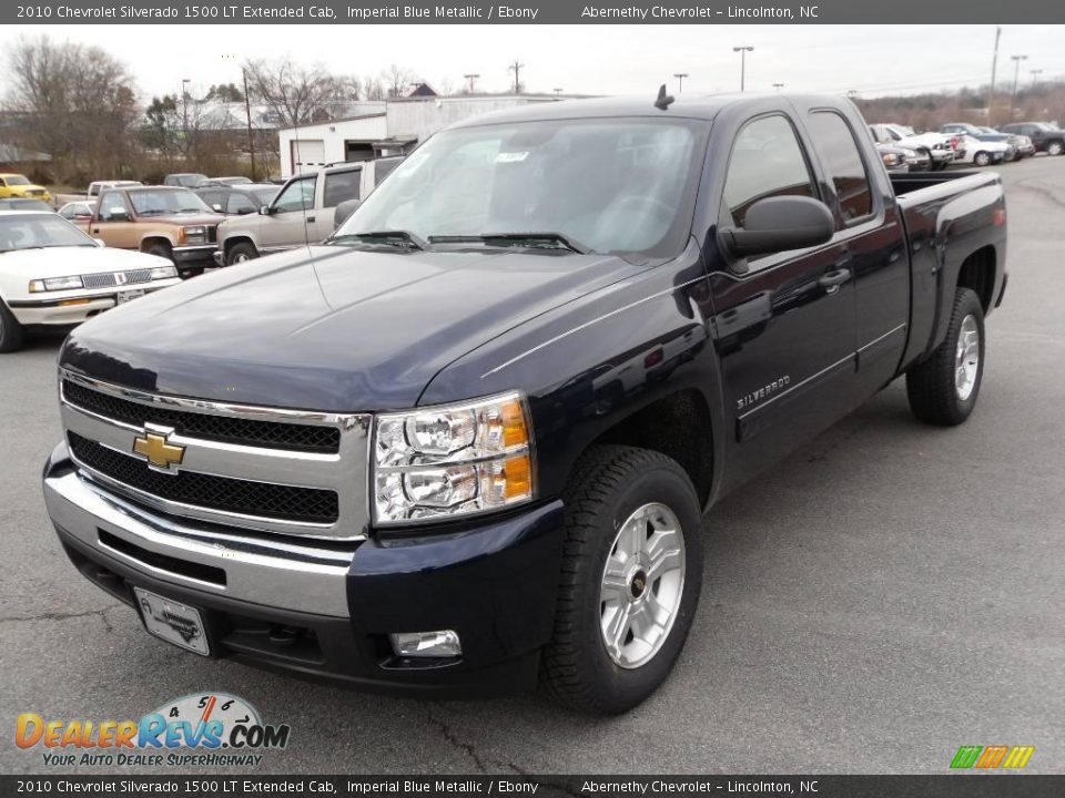 2010 Chevrolet Silverado 1500 LT Extended Cab Imperial Blue Metallic / Ebony Photo #1