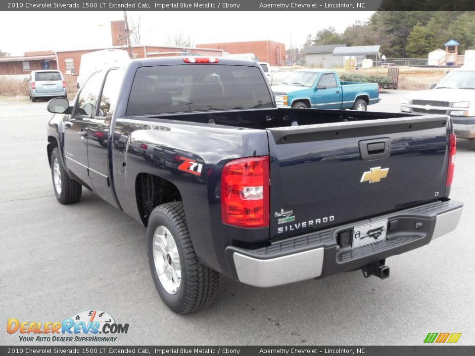 2010 Chevrolet Silverado 1500 LT Extended Cab Imperial Blue Metallic / Ebony Photo #2