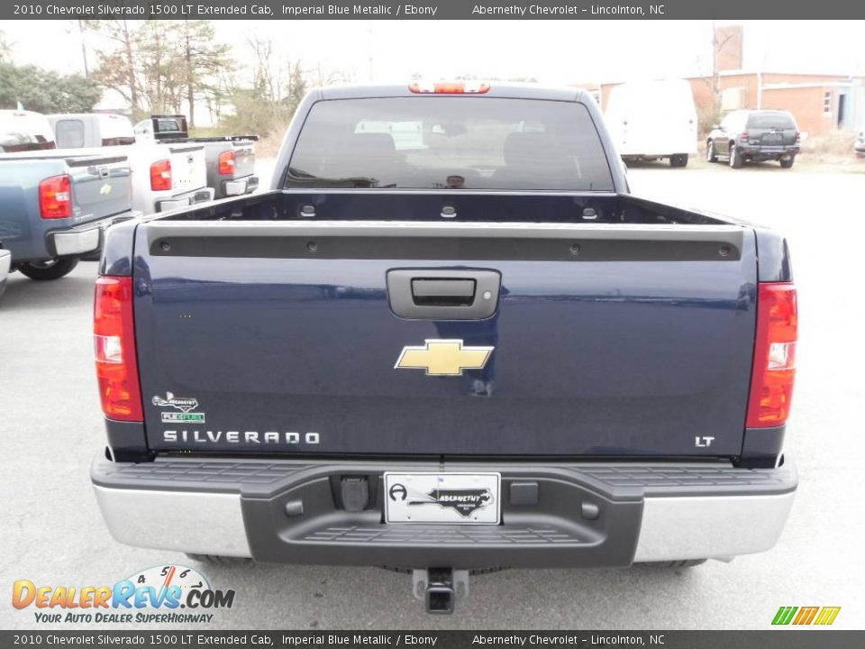 2010 Chevrolet Silverado 1500 LT Extended Cab Imperial Blue Metallic / Ebony Photo #3