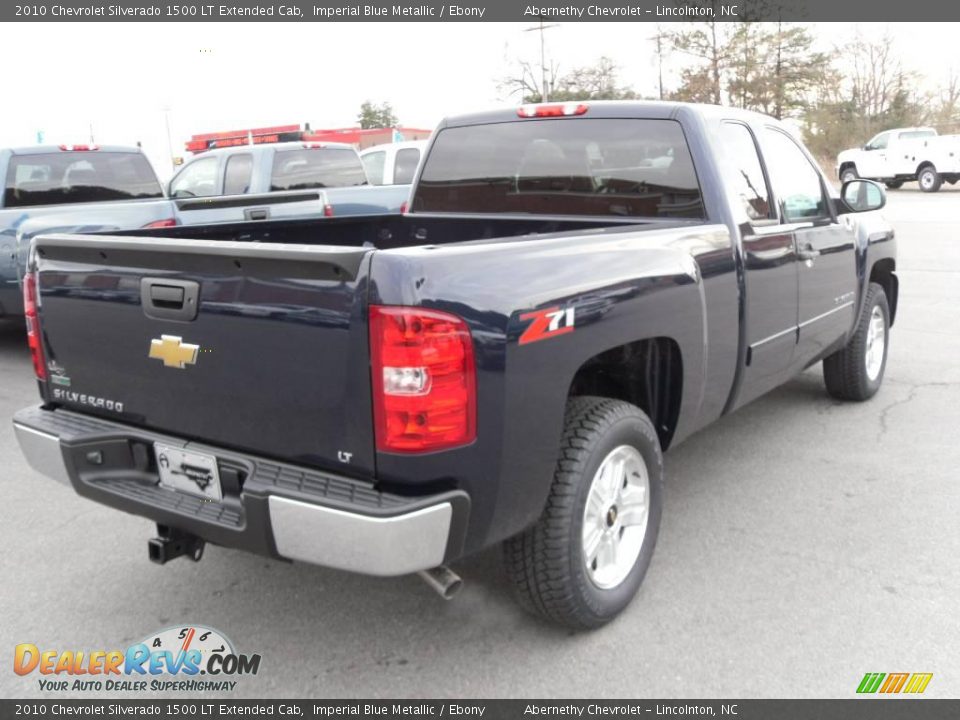 2010 Chevrolet Silverado 1500 LT Extended Cab Imperial Blue Metallic / Ebony Photo #5