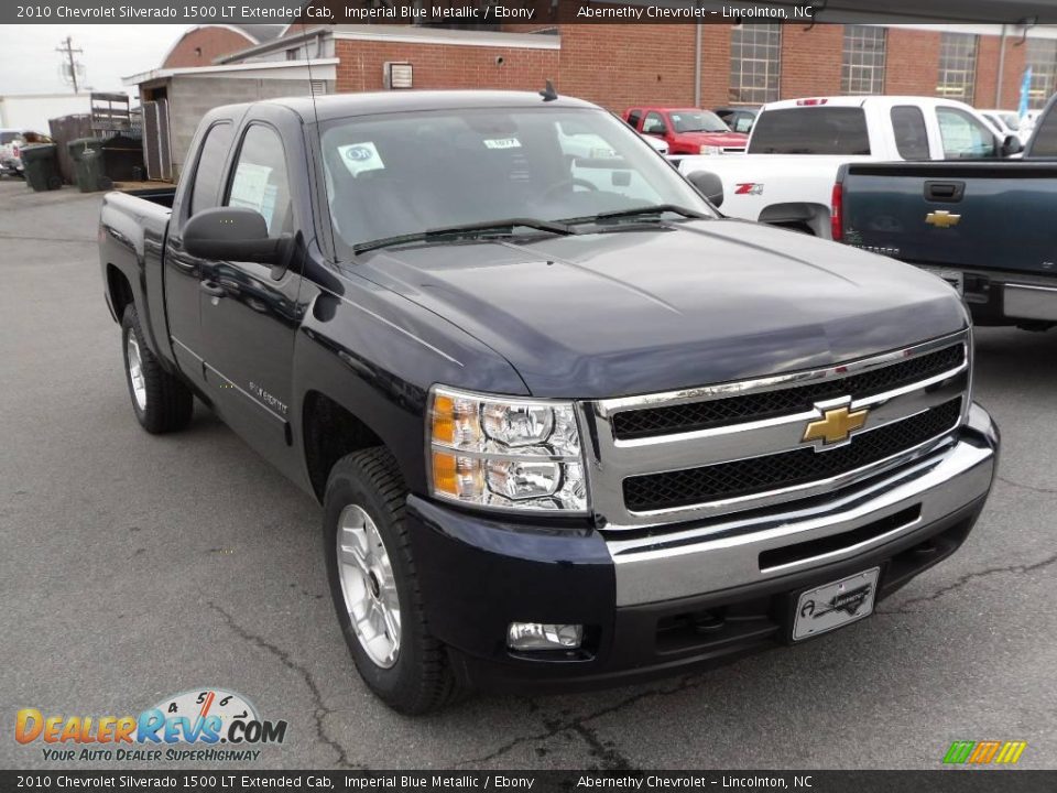 2010 Chevrolet Silverado 1500 LT Extended Cab Imperial Blue Metallic / Ebony Photo #6
