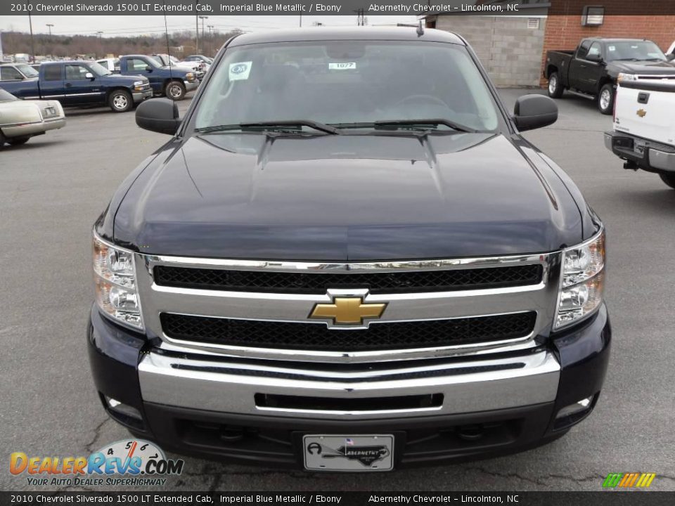 2010 Chevrolet Silverado 1500 LT Extended Cab Imperial Blue Metallic / Ebony Photo #7