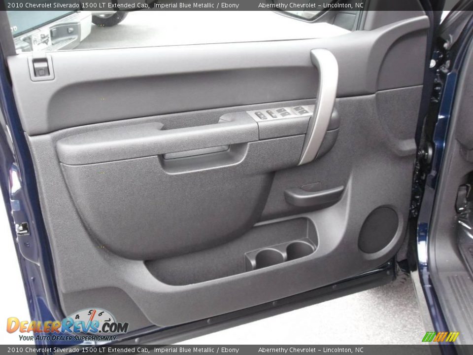 2010 Chevrolet Silverado 1500 LT Extended Cab Imperial Blue Metallic / Ebony Photo #8