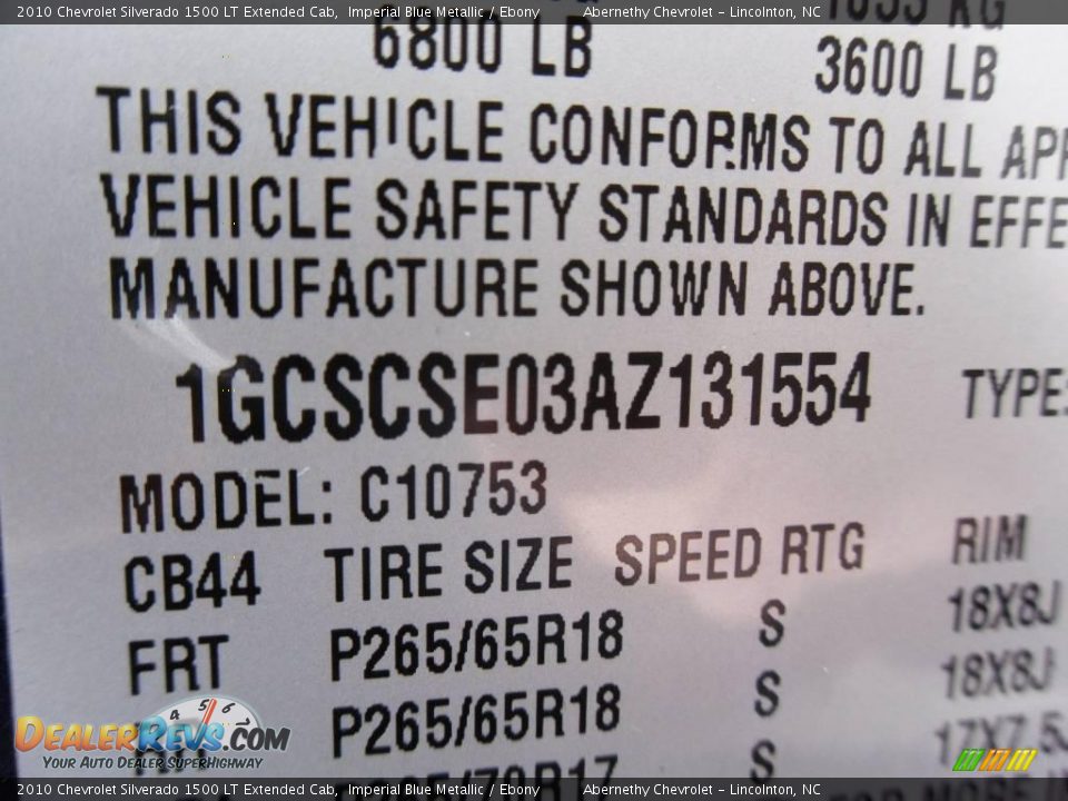 2010 Chevrolet Silverado 1500 LT Extended Cab Imperial Blue Metallic / Ebony Photo #11