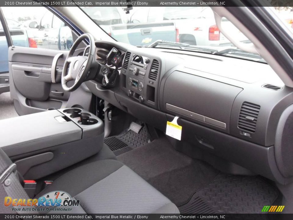 2010 Chevrolet Silverado 1500 LT Extended Cab Imperial Blue Metallic / Ebony Photo #16