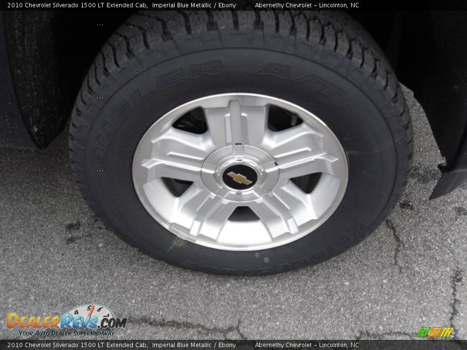 2010 Chevrolet Silverado 1500 LT Extended Cab Imperial Blue Metallic / Ebony Photo #17