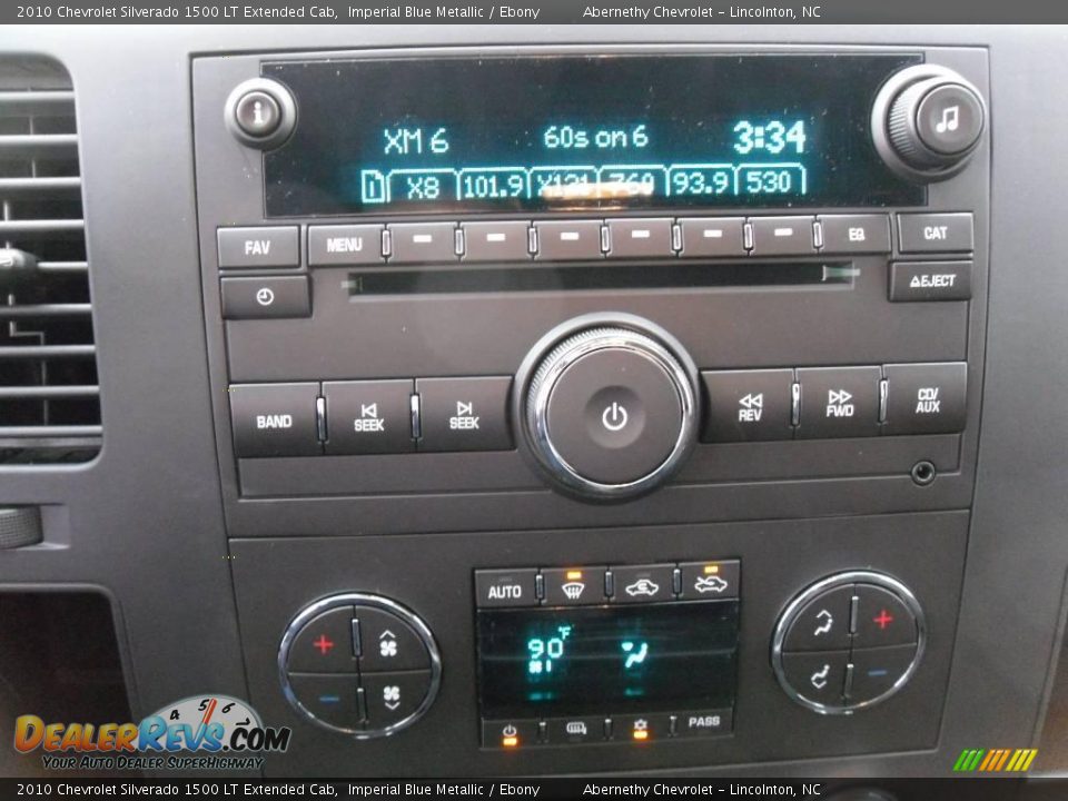 2010 Chevrolet Silverado 1500 LT Extended Cab Imperial Blue Metallic / Ebony Photo #22