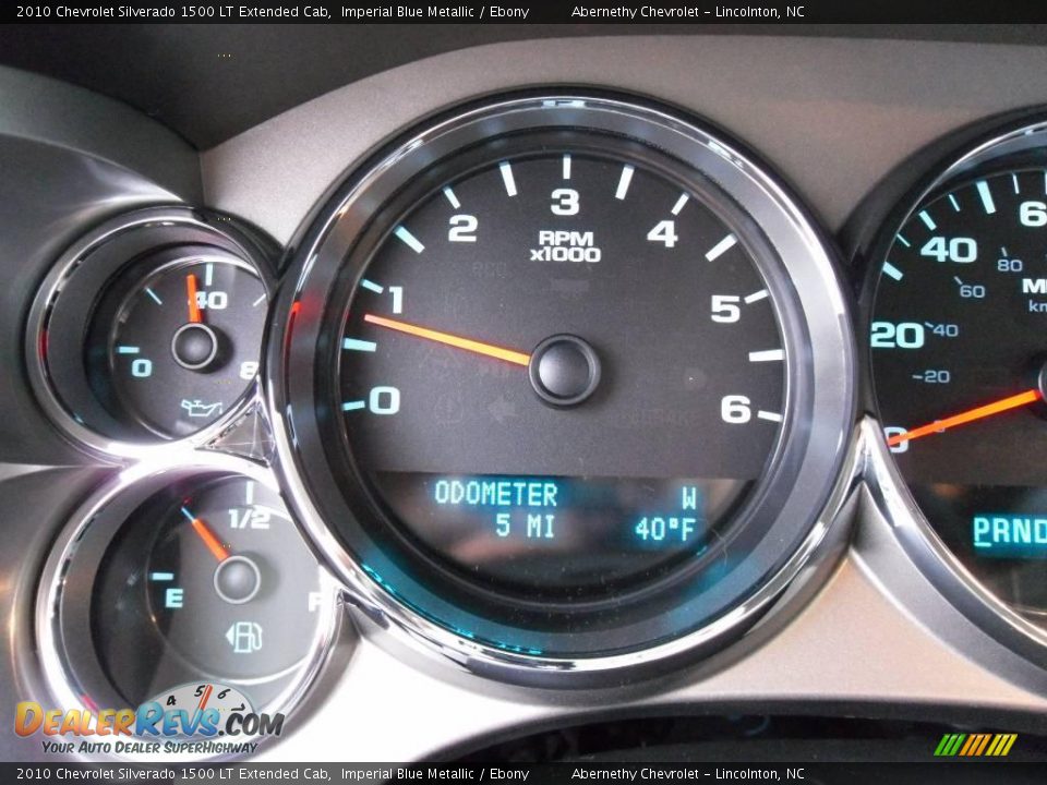 2010 Chevrolet Silverado 1500 LT Extended Cab Imperial Blue Metallic / Ebony Photo #23