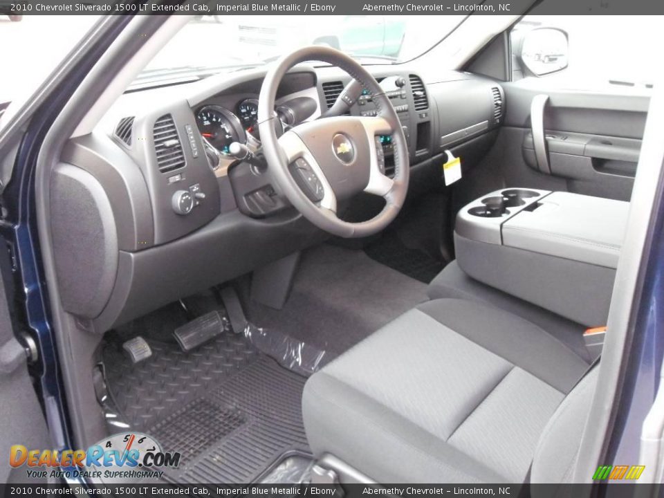 2010 Chevrolet Silverado 1500 LT Extended Cab Imperial Blue Metallic / Ebony Photo #24