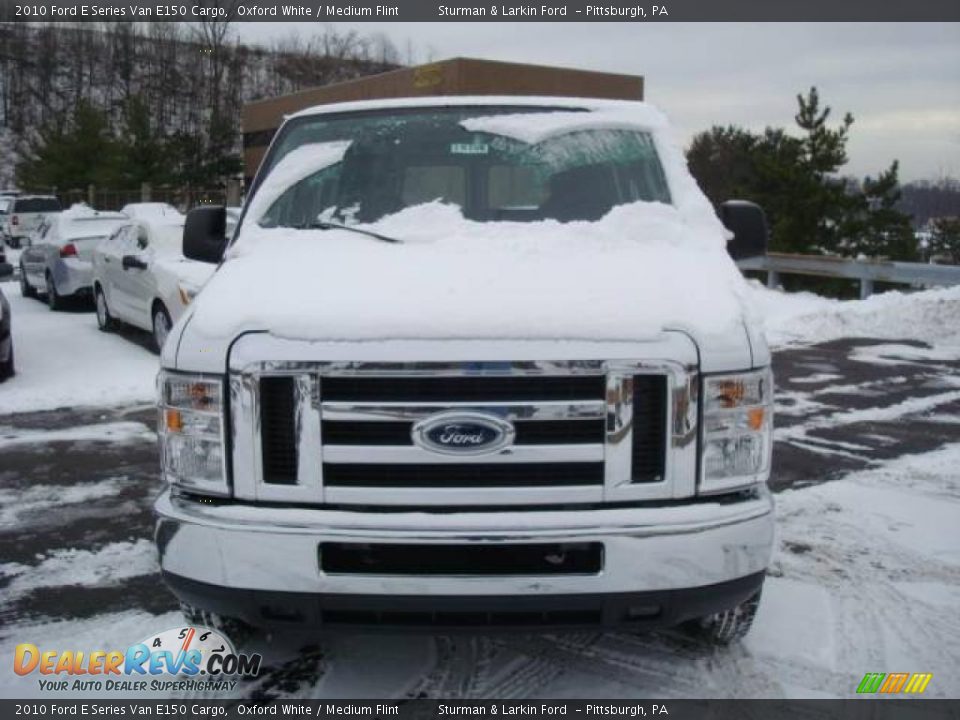 2010 Ford E Series Van E150 Cargo Oxford White / Medium Flint Photo #8