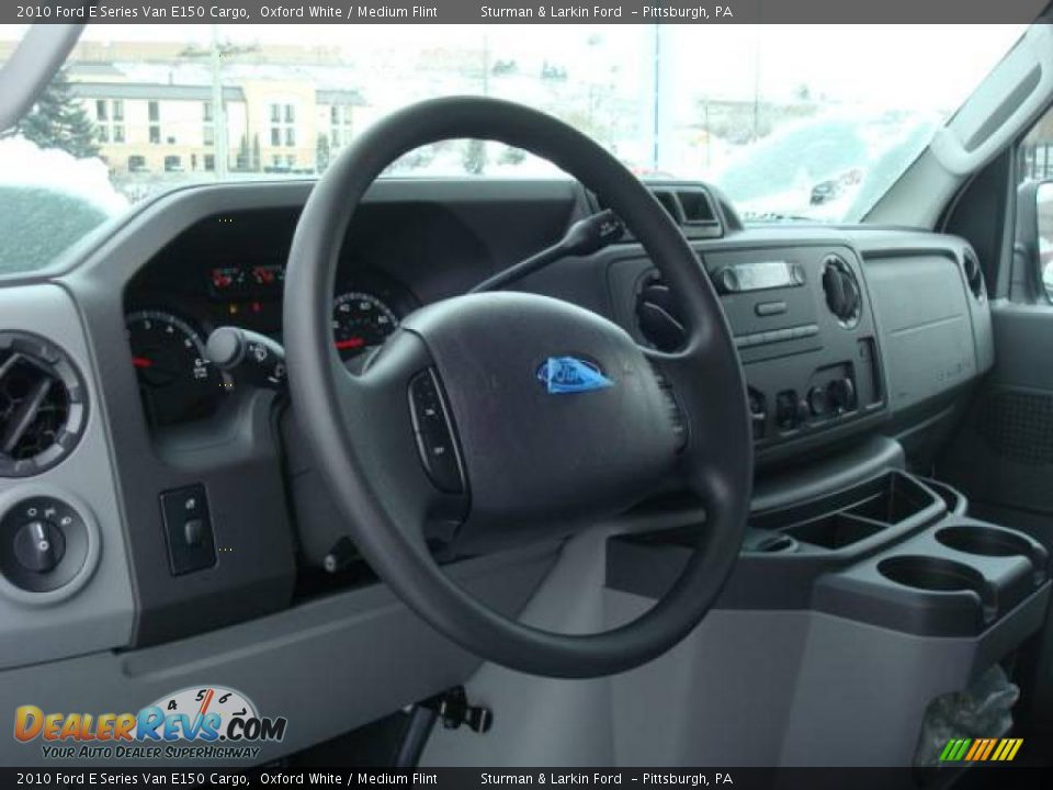 2010 Ford E Series Van E150 Cargo Oxford White / Medium Flint Photo #16