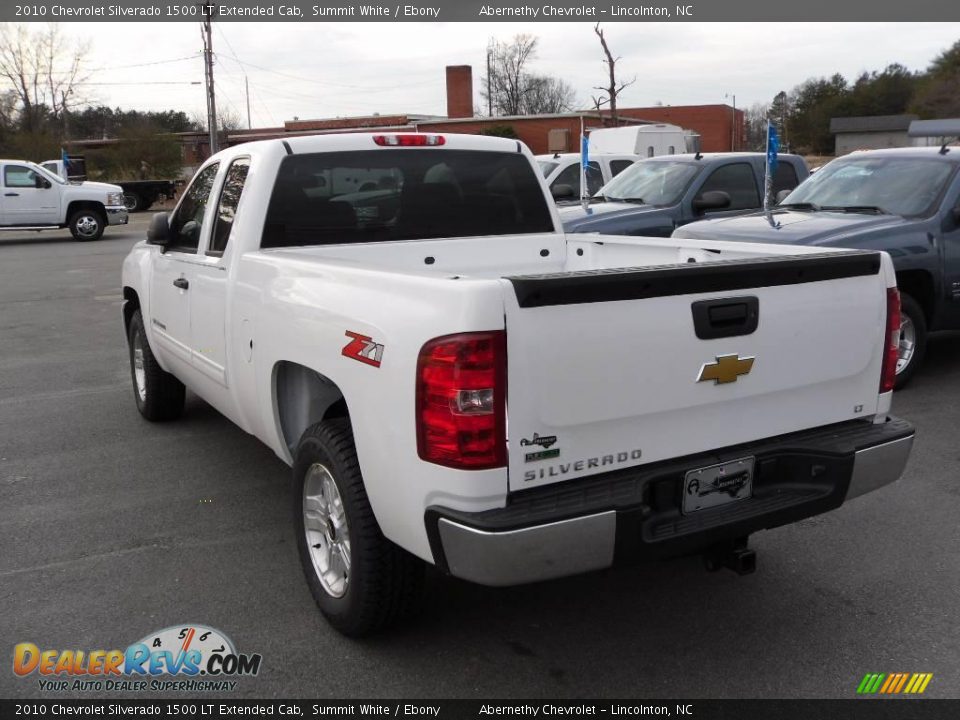 2010 Chevrolet Silverado 1500 LT Extended Cab Summit White / Ebony Photo #2