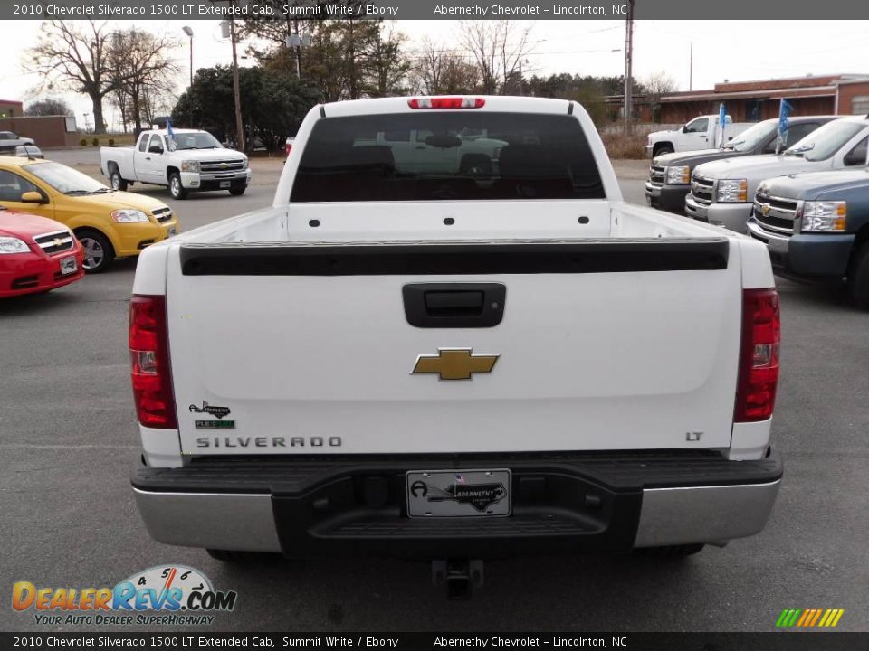 2010 Chevrolet Silverado 1500 LT Extended Cab Summit White / Ebony Photo #3