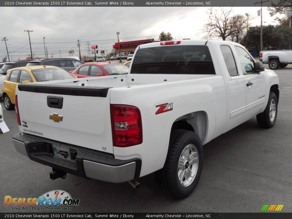 2010 Chevrolet Silverado 1500 LT Extended Cab Summit White / Ebony Photo #5