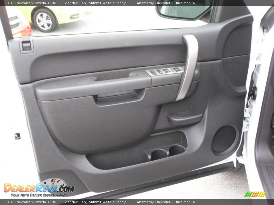 2010 Chevrolet Silverado 1500 LT Extended Cab Summit White / Ebony Photo #8