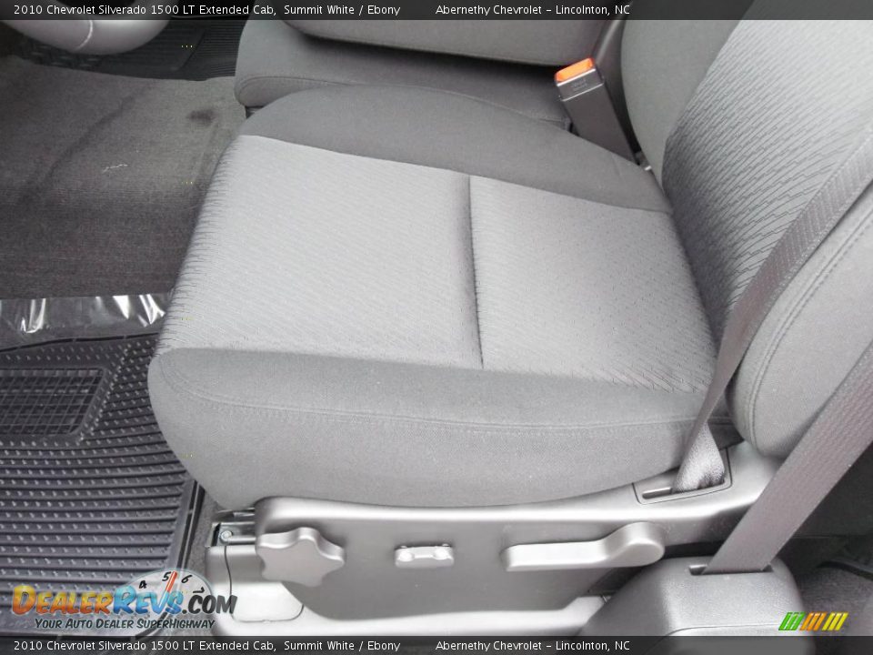 2010 Chevrolet Silverado 1500 LT Extended Cab Summit White / Ebony Photo #9