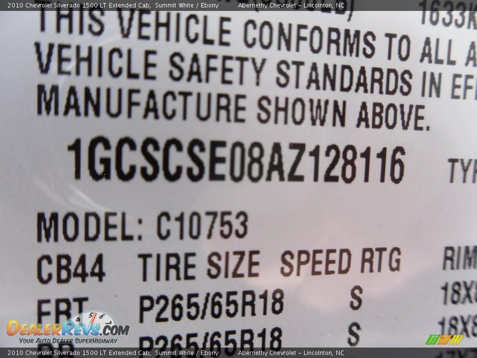 2010 Chevrolet Silverado 1500 LT Extended Cab Summit White / Ebony Photo #11