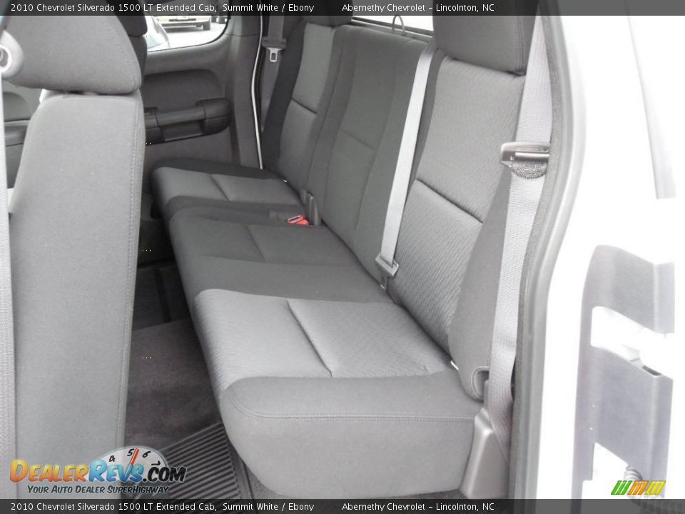 2010 Chevrolet Silverado 1500 LT Extended Cab Summit White / Ebony Photo #12