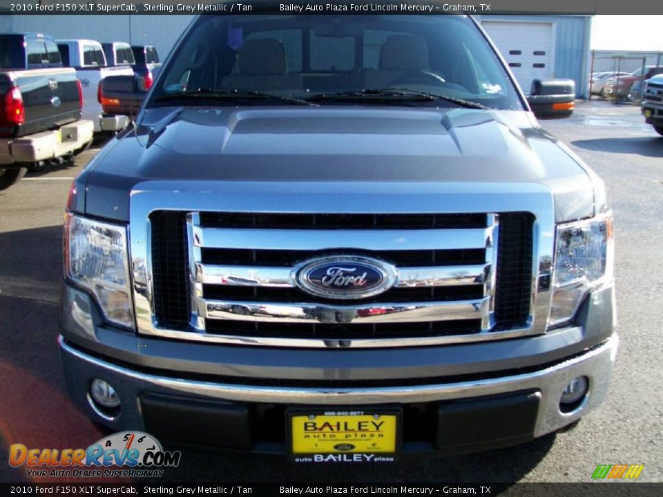 2010 Ford F150 XLT SuperCab Sterling Grey Metallic / Tan Photo #1
