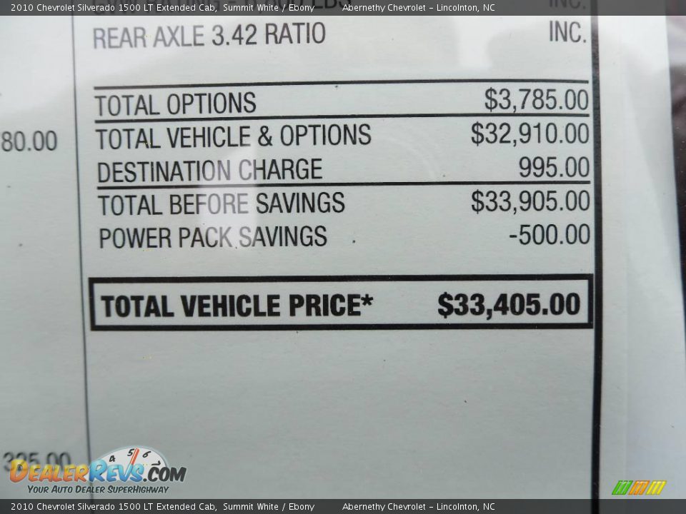 2010 Chevrolet Silverado 1500 LT Extended Cab Summit White / Ebony Photo #13