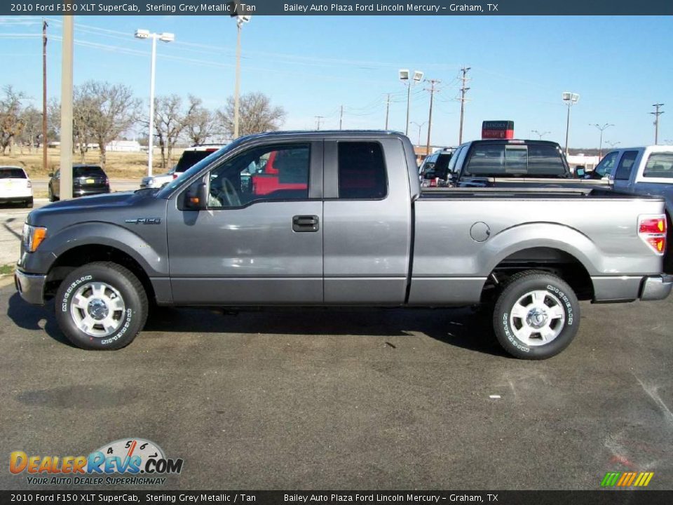 2010 Ford F150 XLT SuperCab Sterling Grey Metallic / Tan Photo #2