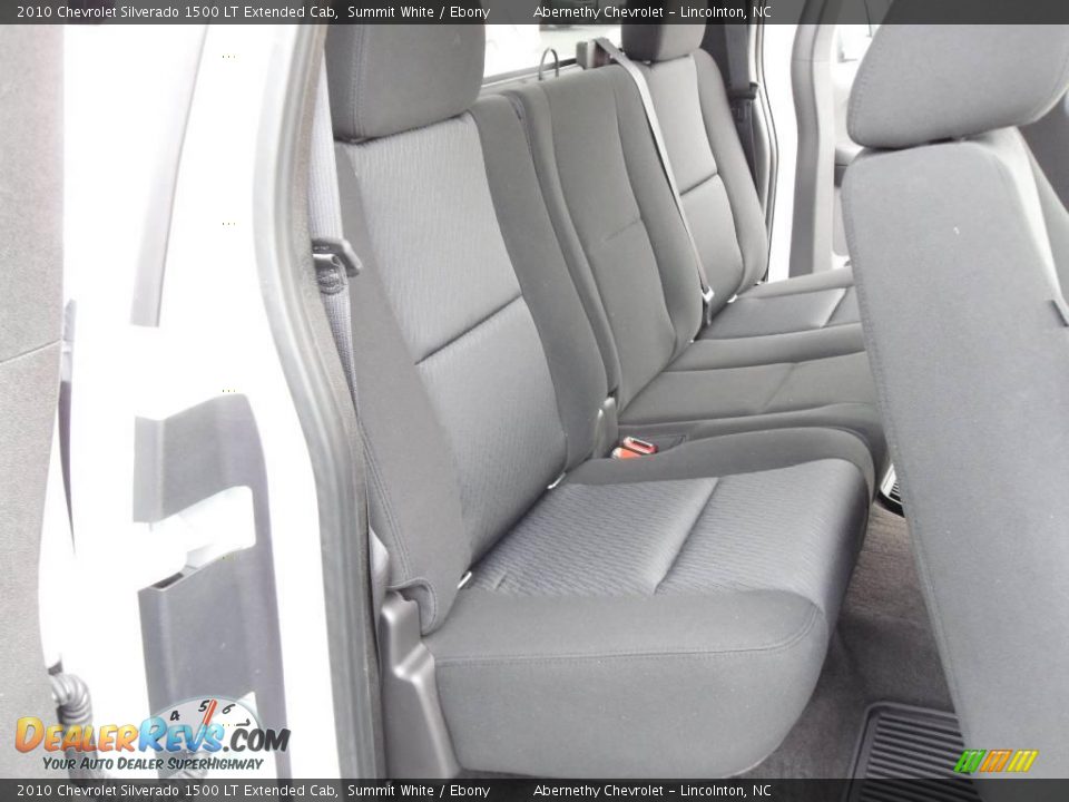 2010 Chevrolet Silverado 1500 LT Extended Cab Summit White / Ebony Photo #14