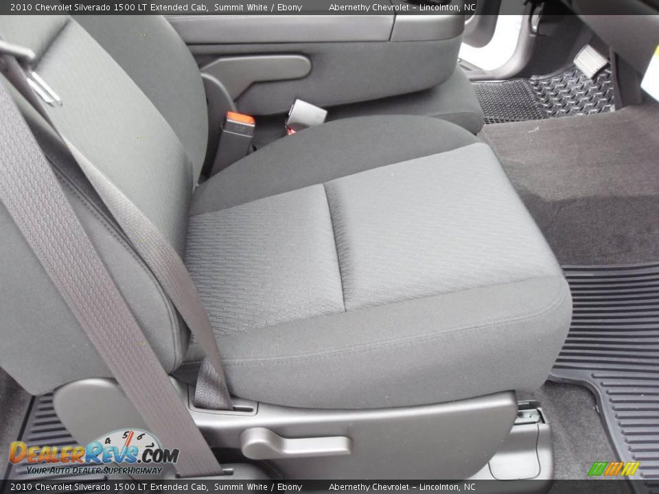 2010 Chevrolet Silverado 1500 LT Extended Cab Summit White / Ebony Photo #15