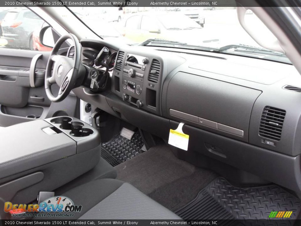 2010 Chevrolet Silverado 1500 LT Extended Cab Summit White / Ebony Photo #16