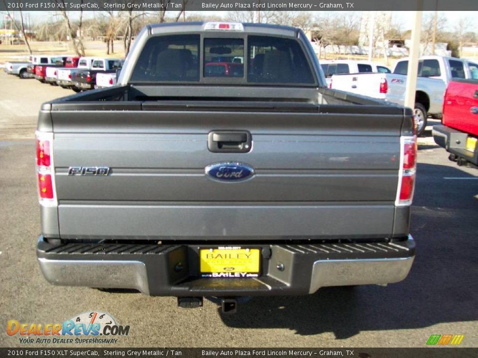 2010 Ford F150 XLT SuperCab Sterling Grey Metallic / Tan Photo #5