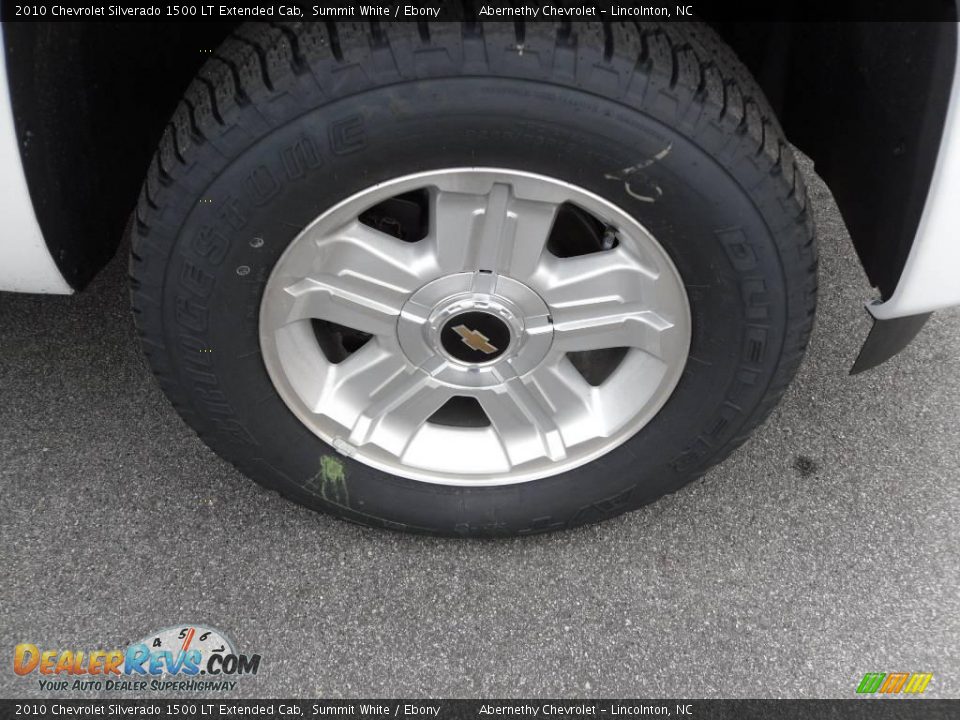 2010 Chevrolet Silverado 1500 LT Extended Cab Summit White / Ebony Photo #18