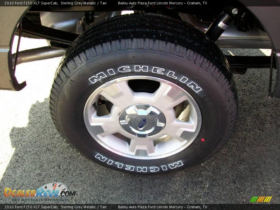 2010 Ford F150 XLT SuperCab Sterling Grey Metallic / Tan Photo #7