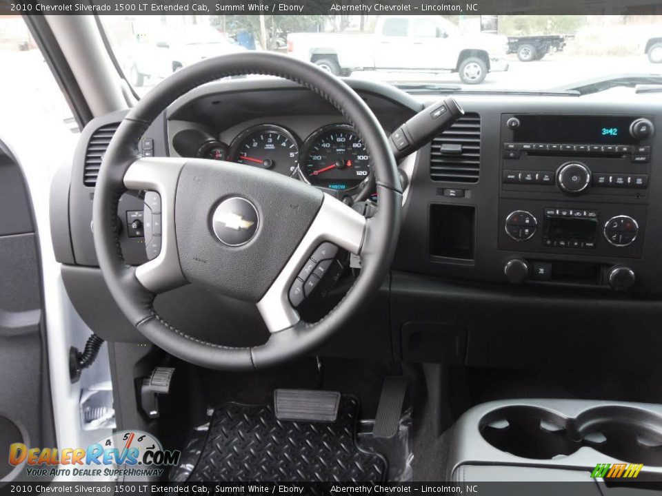 2010 Chevrolet Silverado 1500 LT Extended Cab Summit White / Ebony Photo #22