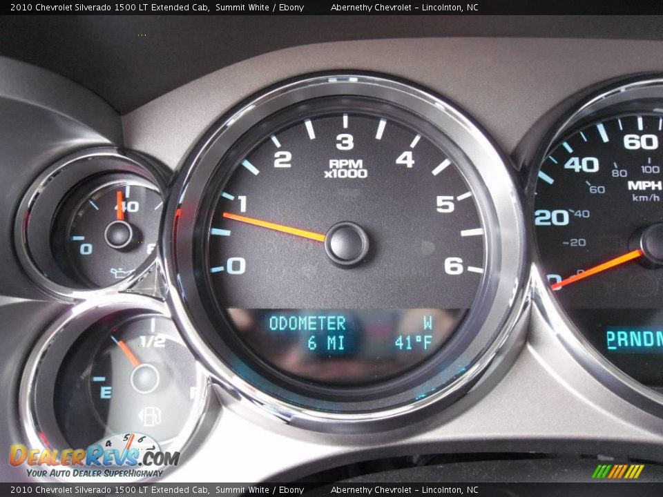 2010 Chevrolet Silverado 1500 LT Extended Cab Summit White / Ebony Photo #24