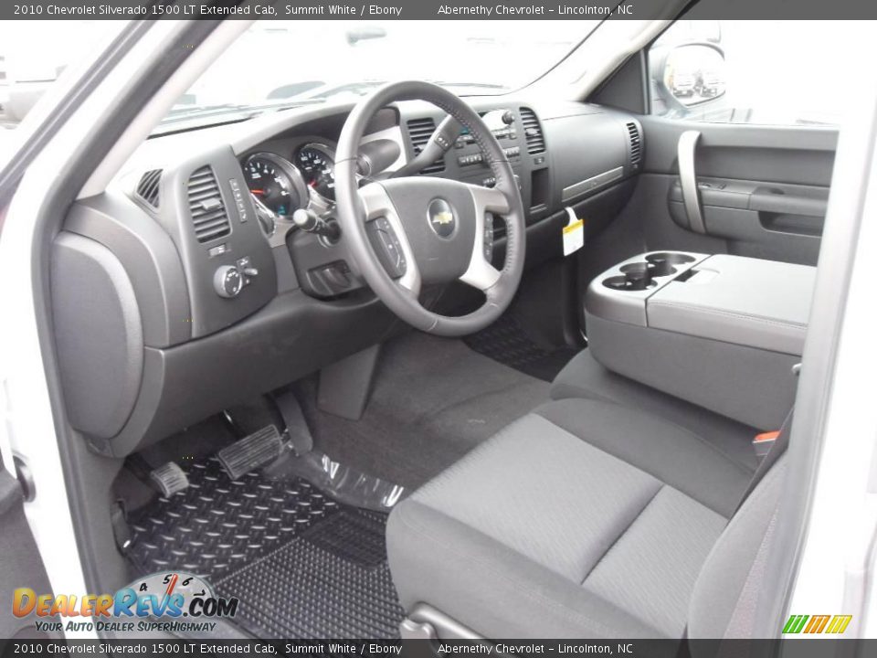 2010 Chevrolet Silverado 1500 LT Extended Cab Summit White / Ebony Photo #25